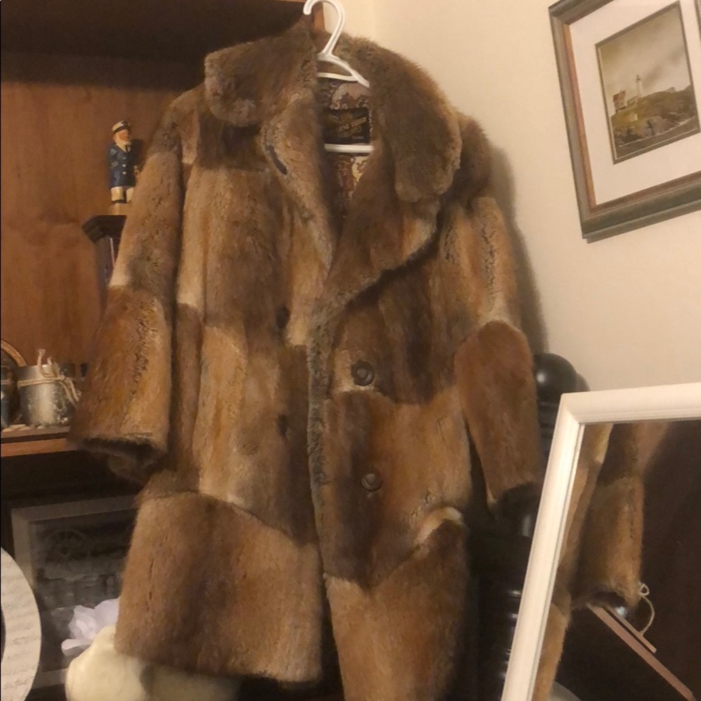 Real fur coat women’s large